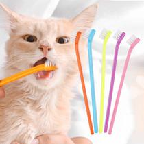 Kit com 12 Escovas Dentais para Cães e Gatos Pet