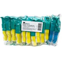 Kit com 12 Esponja de Banho Diario Ponjita Azul e Amarela