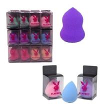 Kit com 12 Esponjas Gota para Maquiagem Playboy