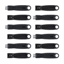 Kit com 12 Estiletes de Segurança Auto Retrátil AR-1000 Seller, para Uso Pesado com Lâmina de Aço Carbono Kit com 12 Estiletes de Segurança Auto Retrátil AR-1000 Seller, para Uso Pesado com Lâmina de Aço Carbono