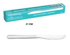 Kit Com 12 Facas de Mesa Linha Oriente em Aço Inox 20 cm