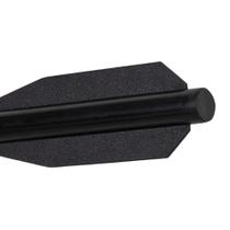Kit Com 12 Flechas MKAL Plasticas Preta 6.5 Para Besta 50 e 80 - Man Kung