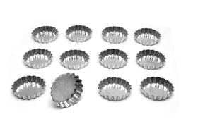 Kit com 12 Formas para Tortinhas em Alumínio 5,5x1,4cm - Doupan Kit com 12 Formas para Tortinhas em Alumínio 5,5x1,4cm - Doupan