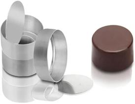 Kit Com 12 Forminha Pão De Mel Fundo Falso Nº 0 Alumínio