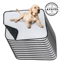 Kit com 12 Fraldas de Câes p/Chão 70x50 Tradicional 200 Lavagens - Alta Absorção - Ecológico