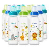 Kit com 12 Garrafas Evenflo Feeding Classic Prints 240ml