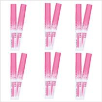 Kit com 12 gel incolor cilios + sobrancelhas game on hb509 rubyrose