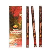 Kit Com 12 Incensos Abre Caminhos Energize, Limpe e Renove Seus Caminhos!