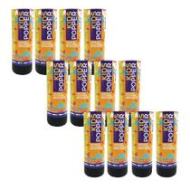 Kit com 12 Lança Confetes Infantil Popper Carnaval festas