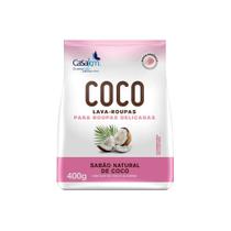 Kit com 12 Lava Roupa Pó Coco Roupas Delicadas Casa KM 400g