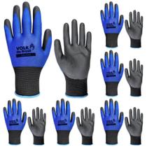 Kit Com 12 Luva De ProteçãoTátil Foam Volk Mecânica Témica