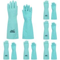 Kit Com 12 Luva de Segurança Nitrílica 45 Volk Para Limpeza Química Kit Com 12 Luva de Segurança Nitrílica 45 Volk Para Limpeza Química