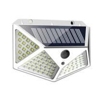 Kit com 12 Luzes Solares Externas 100 LEDs - Sensor de Movimento 270°