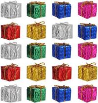 Kit Com 12 Mini Caixa De Presente Colorida Enfeite Árvore De Natal - Rocie