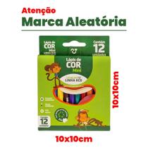Kit com 12 Mini Lápis de Cor Eco Lápis Coloridos (Marca Aleatória) Kit com 12 Mini Lápis de Cor Eco Lápis Coloridos (Marca Aleatória)