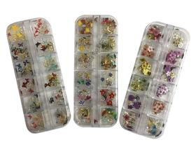 Kit Com 12 Modelos Pedraria Para Decoração De Unhas Manicure Fan Nails Kit Com 12 Modelos Pedraria Para Decoração De Unhas Manicure Fan Nails