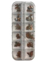 Kit Com 12 Modelos Pedraria Strass Decoração De Unhas Manicure Fan Nails Kit Com 12 Modelos Pedraria Strass Decoração De Unhas Manicure Fan Nails
