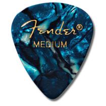 Kit com 12 Palhetas Fender Medium Celuloide Picks 351 Shape