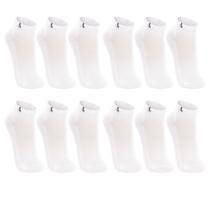 Kit com 12 Pares de Meias Cano Curto Unissex Lupo Casuais