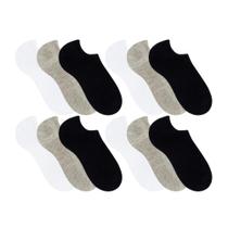 Kit Com 12 Pares De Meias Esportiva Masculina Sapatilha Selene Conforto Kit Com 12 Pares De Meias Esportiva Masculina Sapatilha Selene Conforto
