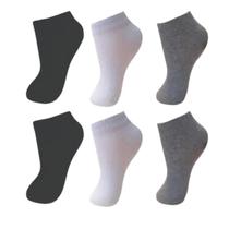 Kit Com 12 Pares De Meias Infantil Juvenil Unissex Kit Com 12 Pares De Meias Infantil Juvenil Unissex