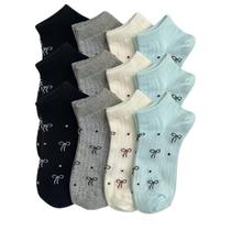 Kit Com 12 Pares Meias Cano Curto Liso Meia Feminino Para Trabalho, Escola, Academia, Esportes Uso Dia a Dia Multicolorido Sortida