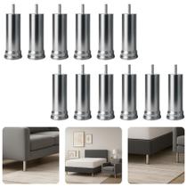 Kit Com 12 Pés 5cm Concreto Alumínio Móveis Pesados Rosca Soberba 5 16 Cama Box