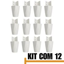 Kit Com 12 Pés Para Multiusos Móveis e GuardaRoupas em Plástico Resistente Galego Home Kit Com 12 Pés Para Multiusos Móveis e GuardaRoupas em Plástico Resistente Galego Home