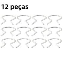 Kit Com 12 Presilhas Metálicas Para Manivela De Janela De Carro Chevrolet Pontiac Kit Com 12 Presilhas Metálicas Para Manivela De Janela De Carro Chevrolet Pontiac