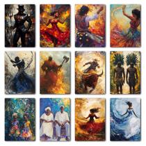 Kit com 12 quadros Pintura Umbanda e Candomblé / Decoração de orixás / Xangô Iemanjá Exú Kit com 12 quadros Pintura Umbanda e Candomblé / Decoração de orixás / Xangô Iemanjá Exú