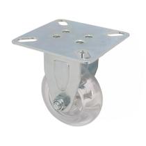 Kit com 12 Rodízios Fixo Silicone 2 Polegadas Ø50 X 18mm