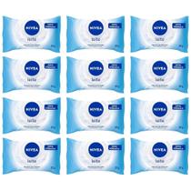 Kit com 12 Sabonetes em Barra Nivea Proteínas Do Leite 85g Kit com 12 Sabonetes em Barra Nivea Proteínas Do Leite 85g