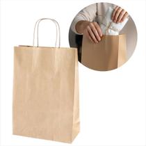 Kit Com 12 Sacolas De Papel Kraft Marrom Natural Com Alça Torcida Para Embalagem Ecológica De Lanche Delivery Presente Lembrancinha E Festa Kit Com 12 Sacolas De Papel Kraft Marrom Natural Com Alça Torcida Para Embalagem Ecológica De Lanche Delivery Presente Lembrancinha E Festa