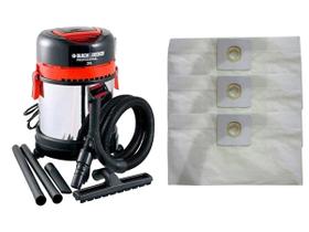 Kit Com 12 Sacos Descartáveis Aspirador De Pó Black&Decker Ap4850