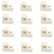 Kit Com 12 Suporte Isolador Louça Resistência Forno Elétrico Kit Com 12 Suporte Isolador Louça Resistência Forno Elétrico