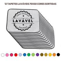 Kit com 12 Tapetes Adestradores de Alta Absorção 70x50 Sortidos - 200 Lavagens Vila Flor Kit com 12 Tapetes Adestradores de Alta Absorção 70x50 Sortidos - 200 Lavagens Vila Flor