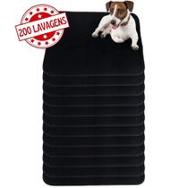 Kit com 12 Tapetes Higiênicos 70x50 Preto Laváveis para cães 200 Lavagens - Alta Absorção Kit com 12 Tapetes Higiênicos 70x50 Preto Laváveis para cães 200 Lavagens - Alta Absorção