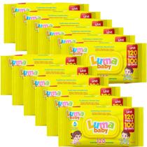 Kit Com 12 Toalha Umedecida Luma Baby Leve 120 Pague 100 Total 1440