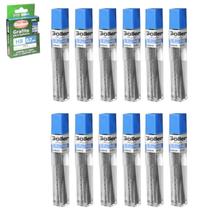 Kit com 12 Tubos de Grafite Para Lapiseira 0.7mm Hb Goller 12 Tubos 144 Grafites