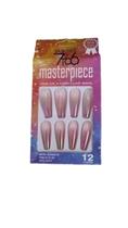 Kit com 12 Unhas Postiças Fácil Aplicação com Acabamento Profissional
