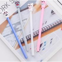 Kit com 12 unidades de caneta em gel fofas divertidas fantoche gatinho estudos - Filó Modas