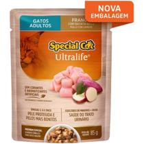 Kit com 12 unidades Ração Úmida Special Cat para Gatos Adultos Sabor Frango - 85g Cada