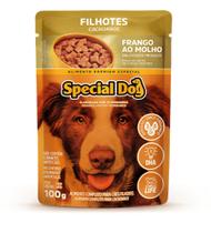 Kit com 12 Unidades Ração Úmida Special Dog para Cães Filhotes Sabor Frango - 100g cada