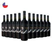 Kit com 12 Vinhos Chilenos Tinto Seco Carmenere Reserva 750ml Cuentos del Fuego