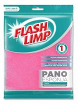 Kit Com 12pano Esponja Multiuso Ultra Absorvente Flash Limp