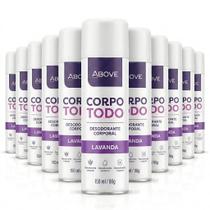 Kit com 12un Desodorante Corporal Above Corpo Todo Lavanda Kit com 12un Desodorante Corporal Above Corpo Todo Lavanda