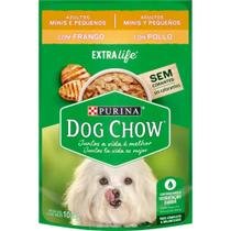 Kit com 12un - purina dog chow sache ad raca peq fgo arroz 100g (032686)