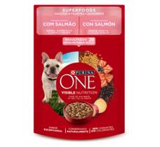 Kit com 12un - purina sache one wet cao salmão 85g (049463)