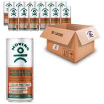 Kit Com 12Un Refrigerante Proteico Moving Mate Limão 270Ml