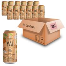 Kit Com 12Und Chá Verde Yai Laranja Com Gengibre Lata 290Ml - Yaí